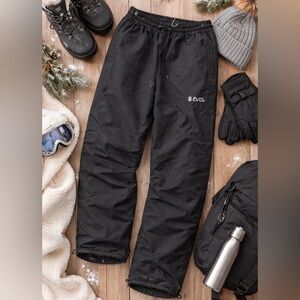 Evol Black Snow Pants Size Large Waterproof Ski Snowboard
